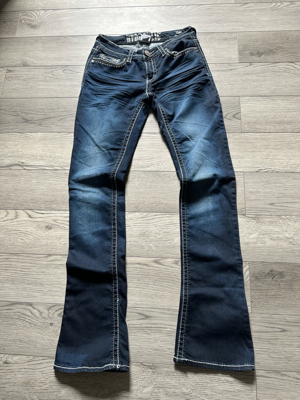 2010 Hydraulic micro boot denim jeans